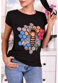 IVET - T-shirt damski BARDONA BLACK. Kolor: czarny #1