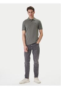 BOSS Polo Prime 50507813 Szary Regular Fit. Typ kołnierza: polo. Kolor: szary. Materiał: bawełna #4