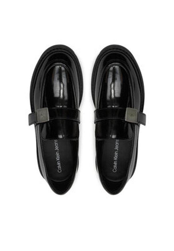 Calvin Klein Jeans Loafersy Flatform Shoe Driver Hdw YW0YW01657 Czarny. Kolor: czarny. Materiał: skóra