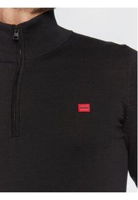 Hugo Sweter San Quintus-C 50474164 Czarny Regular Fit. Kolor: czarny. Materiał: bawełna #4