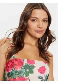 Guess Top W5RH26 WGLO2 Kolorowy Regular Fit. Materiał: syntetyk. Wzór: kolorowy #4