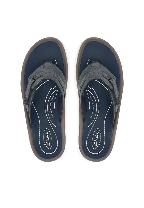 Japonki Clarks. Kolor: niebieski