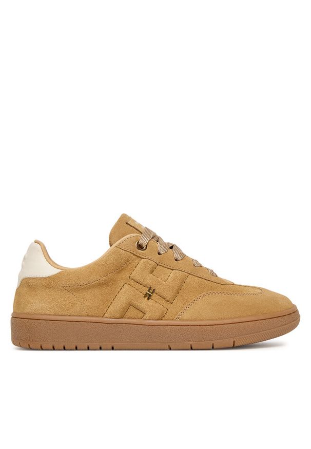 Sneakersy Elisabetta Franchi. Kolor: beżowy