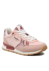 Sneakersy Pepe Jeans. Kolor: różowy. Materiał: materiał #1