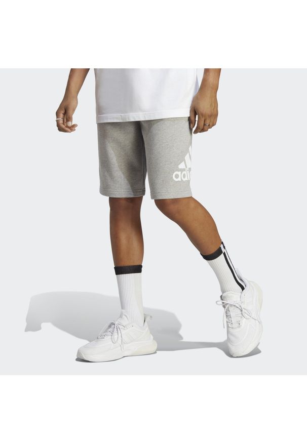 Adidas - Szorty Essentials Big Logo French Terry. Kolor: szary. Sport: fitness