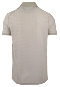 Dzianinowe Polo - Dekolt na Zamek - Brave Soul - Beż. Okazja: na co dzień. Typ kołnierza: polo. Kolor: beżowy, wielokolorowy, brązowy. Materiał: poliester. Styl: casual #5