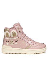 Sneakersy Geox. Kolor: różowy