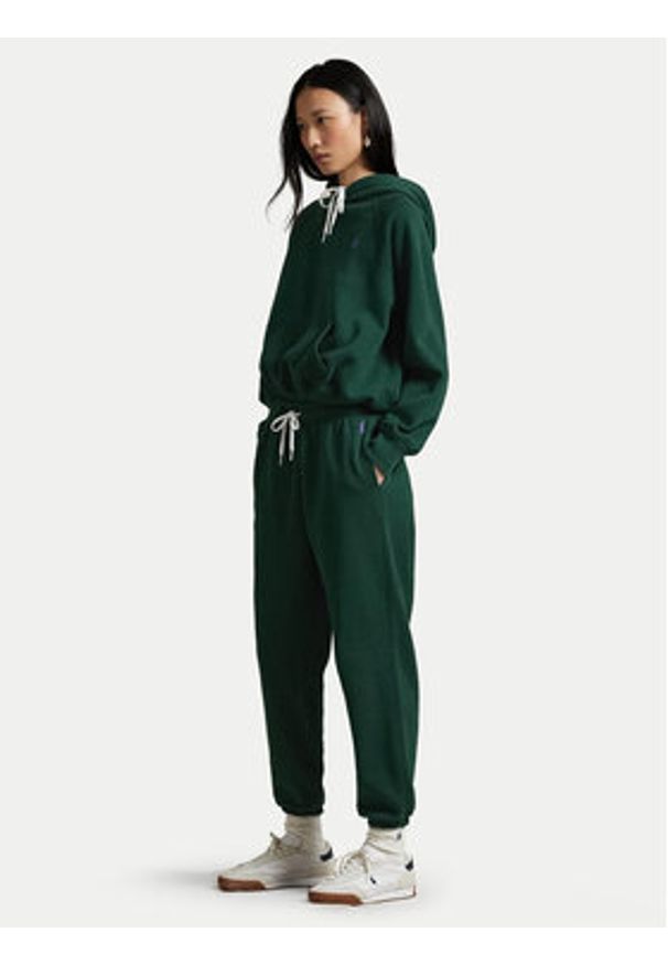Polo Ralph Lauren Spodnie dresowe 211971700005 Zielony Tapered Fit. Kolor: zielony. Materiał: bawełna