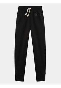 GAP - Gap Spodnie dresowe 860249-00 Czarny Regular Fit. Kolor: czarny. Materiał: bawełna