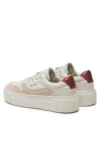 Calvin Klein Sneakersy Ff Cupsole Lace Up W/Ml Mix M HW0HW02125 Beżowy. Kolor: beżowy. Materiał: skóra