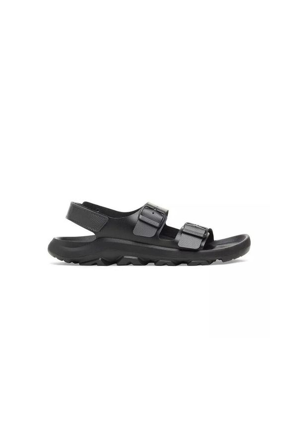 Buty do chodzenia męskie Birkenstock Mogami Apex. Zapięcie: klamry. Kolor: czarny. Materiał: materiał, syntetyk. Szerokość cholewki: normalna. Sport: turystyka piesza