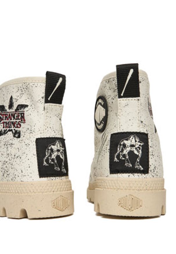 Palladium Trapery Pampa Demodog 74497-180-M Biały. Kolor: biały. Materiał: materiał