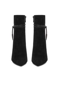 Eva Minge Botki EO-EVA-H1092-1 Czarny. Kolor: czarny. Materiał: zamsz, skóra #6