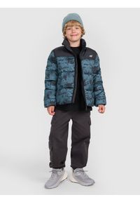 4f - 4F Kurtka puchowa z wypełnieniem syntetycznym chłopięca - zielona 164 (13-14 lat). Okazja: na co dzień. Kolor: zielony. Materiał: puch, syntetyk. Sezon: lato. Styl: casual #2