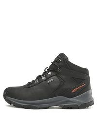 Merrell Trekkingi Erie Mis Ltr Wp J500151 Czarny. Kolor: czarny. Materiał: nubuk, skóra. Sport: turystyka piesza #6