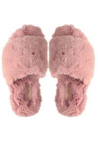 Flip*Flop - Kapcie damskie Flip Flop Slide ciepłe wygodne klapki różowe. Kolor: różowy. Materiał: tkanina. Styl: sportowy #1
