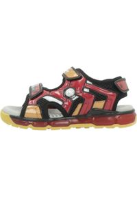 Geox - Sandały GEOX J SANDAL ANDROID BOY Czerwony. Kolor: czerwony. Materiał: tkanina. Sezon: lato