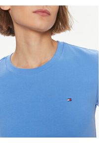 TOMMY HILFIGER - Tommy Hilfiger T-Shirt New Cody WW0WW40587 Niebieski Slim Fit. Kolor: niebieski. Materiał: bawełna #4