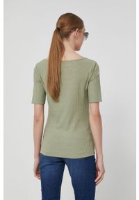 medicine - Medicine - T-shirt Basic. Okazja: na co dzień. Kolor: zielony. Materiał: dzianina. Wzór: gładki. Styl: casual #4
