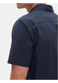 Mustang Koszula Gilroy 1016251 Granatowy Slim Fit. Kolor: niebieski. Materiał: bawełna #5