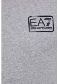EA7 Emporio Armani bluza męska kolor szary melanżowa. Okazja: na co dzień. Kolor: szary. Wzór: melanż. Styl: casual
