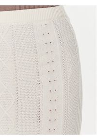 Guess Spódnica mini W4RD58 Z37L1 Écru Slim Fit. Materiał: syntetyk, bawełna #4