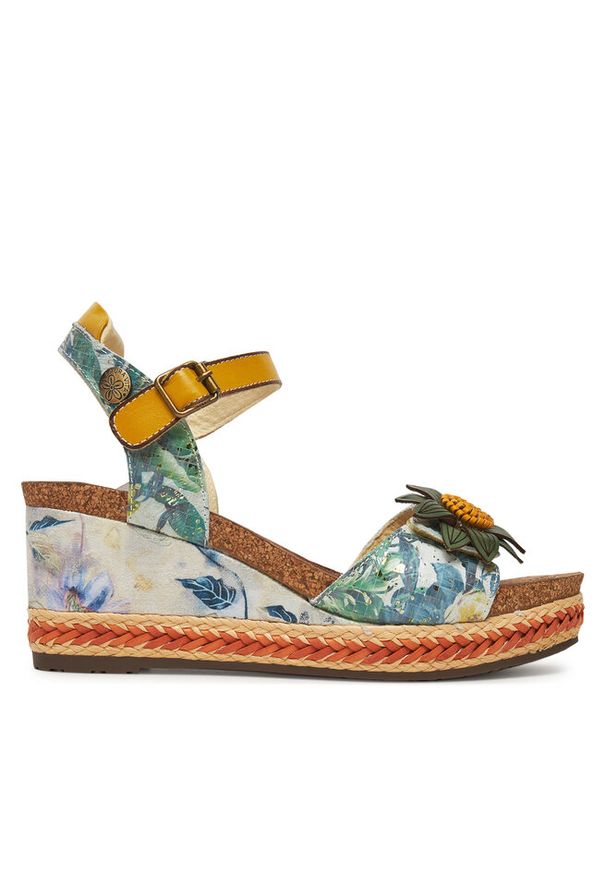 Espadryle Laura Vita. Wzór: kolorowy