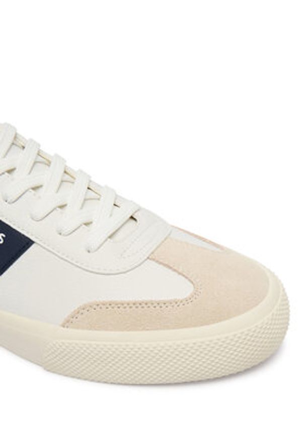 BOSS Sneakersy Aiden 50557852 Biały. Kolor: biały. Materiał: skóra