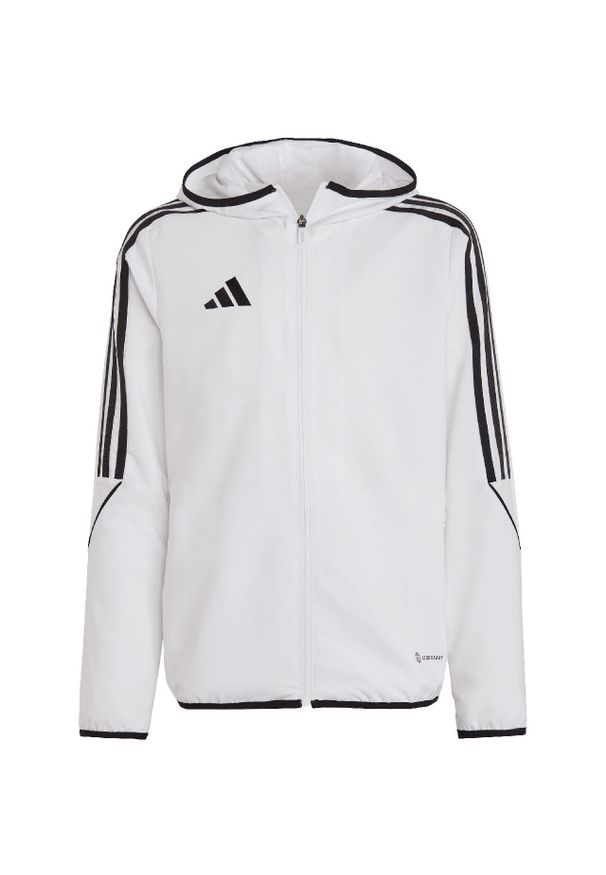 Adidas - Kurtka dla dzieci adidas Tiro 23 League Windbreaker. Kolor: biały, czarny, wielokolorowy