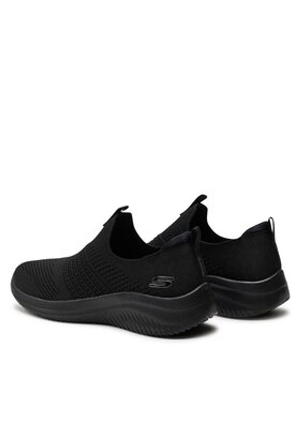 skechers - Skechers Sneakersy Ultra Flex 3.0-Classy Charm 149855/BBK Czarny. Kolor: czarny. Materiał: materiał