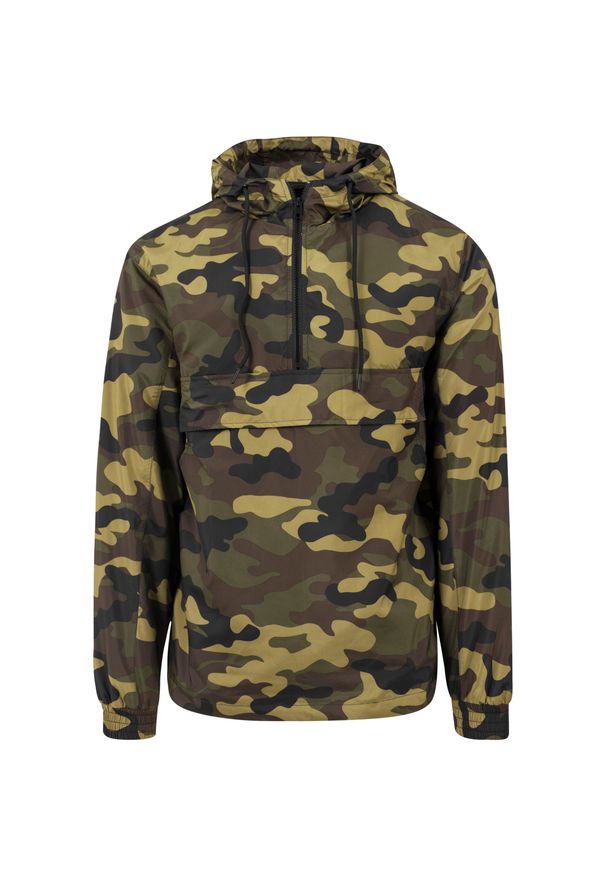 Urban Classics - Wiatrówka Urban Classic pull over. Kolor: zielony, brązowy, wielokolorowy