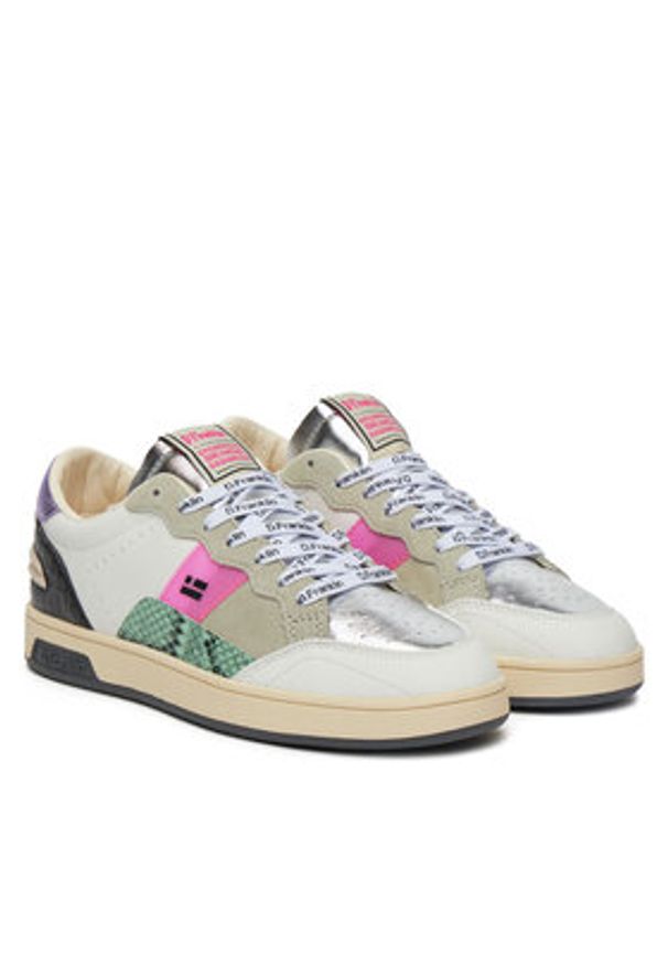 D.Franklin Sneakersy DFSH403001 Kolorowy. Materiał: skóra. Wzór: kolorowy