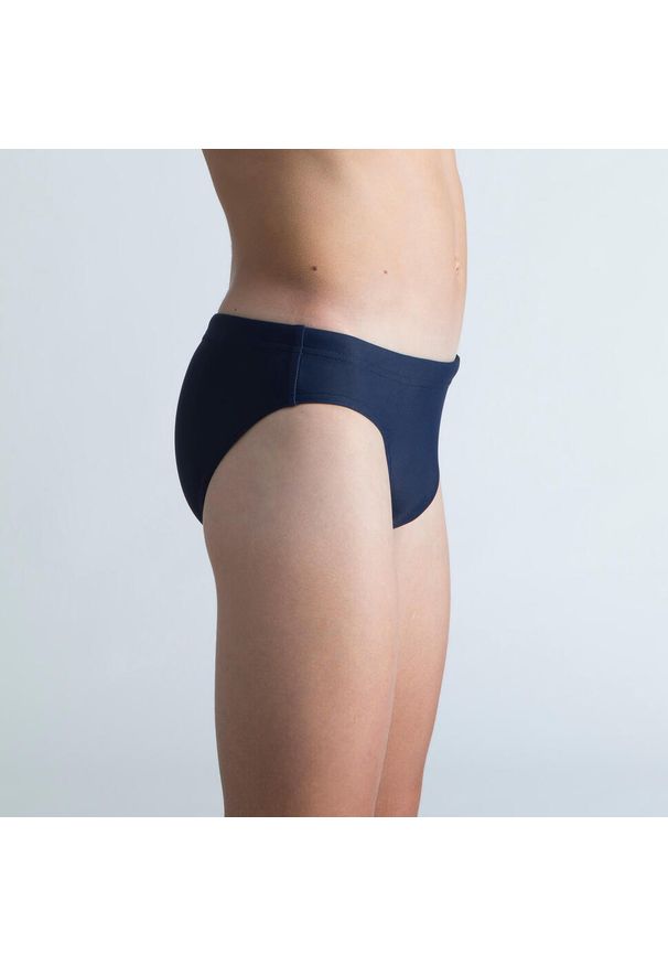 NABAIJI - Slipki pływackie dla dzieci Nabaiji 100 Basic. Kolor: niebieski. Materiał: poliester, materiał, elastan