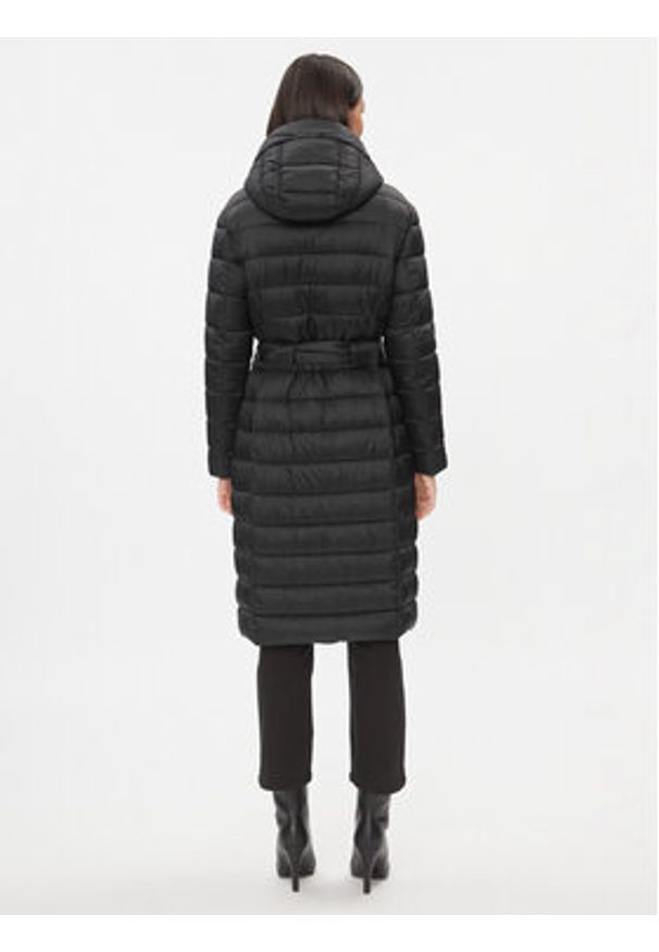 Trussardi Jeans - Trussardi Kurtka zimowa 56S00964 Czarny Regular Fit. Kolor: czarny. Materiał: syntetyk. Sezon: zima