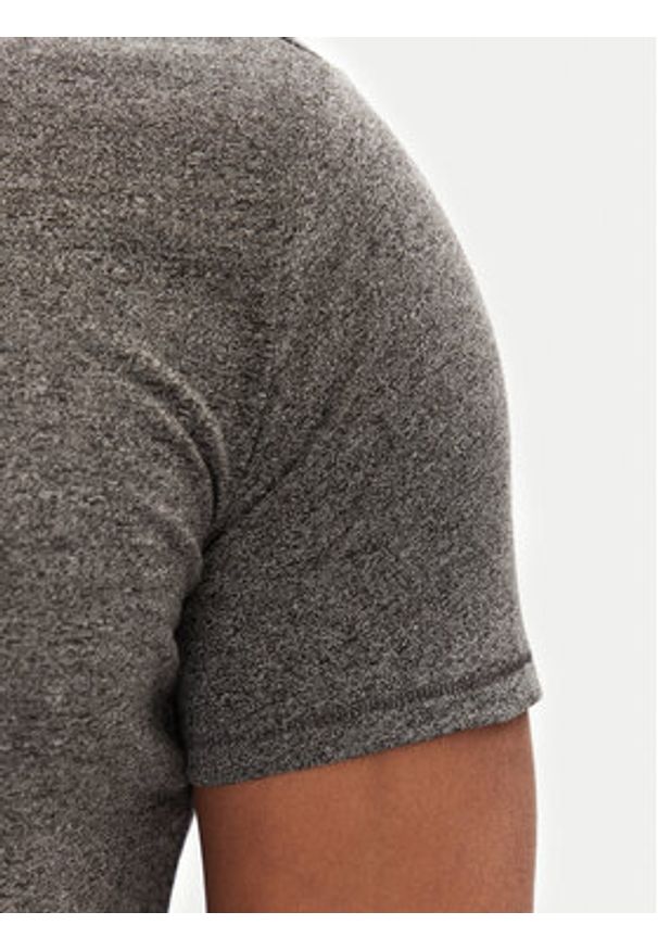 Tommy Jeans T-Shirt Jaspe DM0DM09586 Szary Slim Fit. Kolor: szary. Materiał: syntetyk
