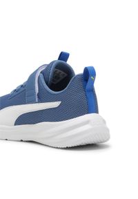 Puma - Dziecięce sneakersy Rickie Runner PUMA Blue Horizon White Hyperlink. Okazja: na co dzień. Kolor: wielokolorowy, biały, niebieski