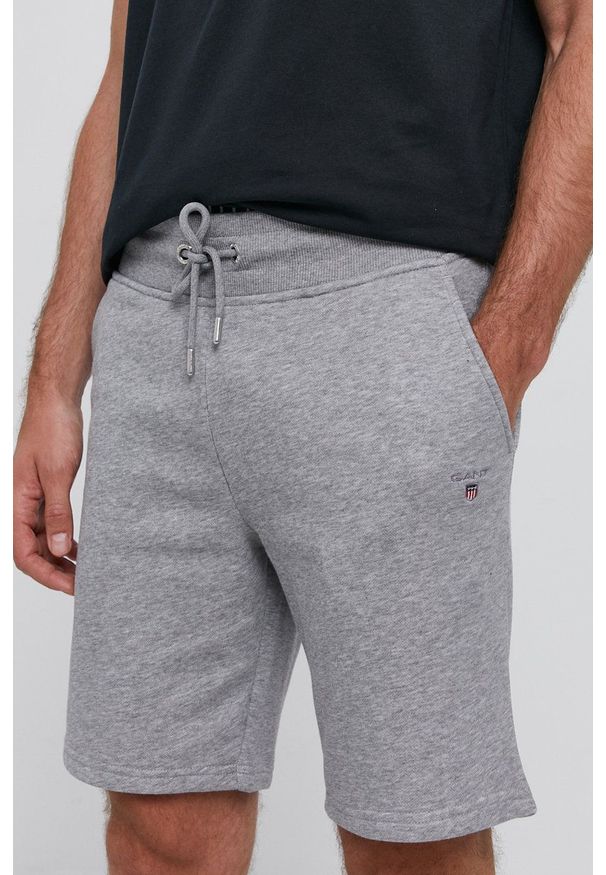 GANT - Gant - Szorty. Okazja: na co dzień. Kolor: szary. Styl: casual