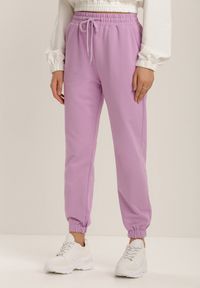 Renee - Liliowe Spodnie Doriashell. Kolor: fioletowy #2