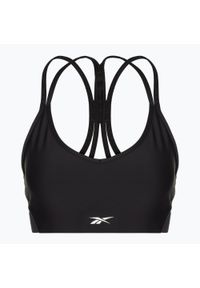 Reebok Fitness - Biustonosz Reebok Lux Low Impact Bra. Kolor: czarny. Sport: fitness #1