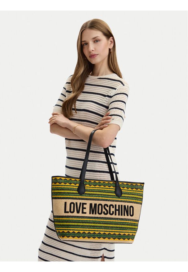 Love Moschino - LOVE MOSCHINO Torebka JC4348PP0OKN300A Kolorowy. Wzór: kolorowy