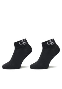 Calvin Klein Jeans Skarpety długie 701228813 Czarny. Kolor: czarny. Materiał: materiał, bawełna