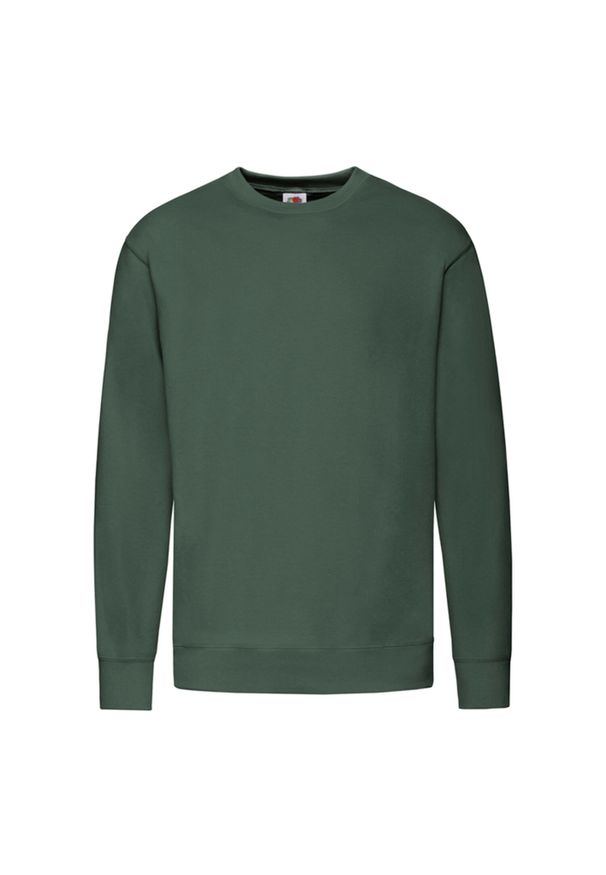 FRUIT OF THE LOOM - Lekka Bluza Rozpinana Unisex Dla Dorosłych. Kolor: zielony