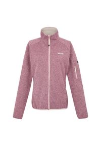 Regatta - Bluza Damska Ravenhill Full Zip Fleece Top. Kolor: fioletowy, biały, wielokolorowy. Materiał: polar. Sport: turystyka piesza