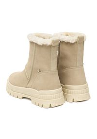 Rieker Botki CEO-W2172-62 Écru. Kolor: kremowy. Materiał: zamsz, skóra #2