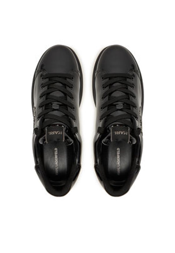 Karl Lagerfeld - KARL LAGERFELD Sneakersy KL52538S Czarny. Kolor: czarny. Materiał: skóra