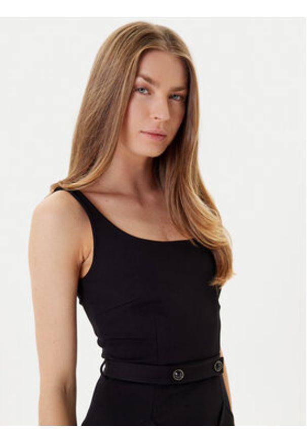 Marciano Guess Sukienka koktajlowa 5YGK13 7160A Czarny Regular Fit. Kolor: czarny. Materiał: wiskoza. Styl: wizytowy