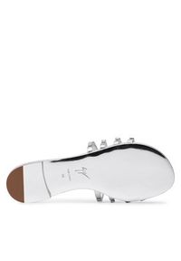 Giuseppe Zanotti Klapki E200003 Srebrny. Kolor: srebrny. Materiał: skóra #2