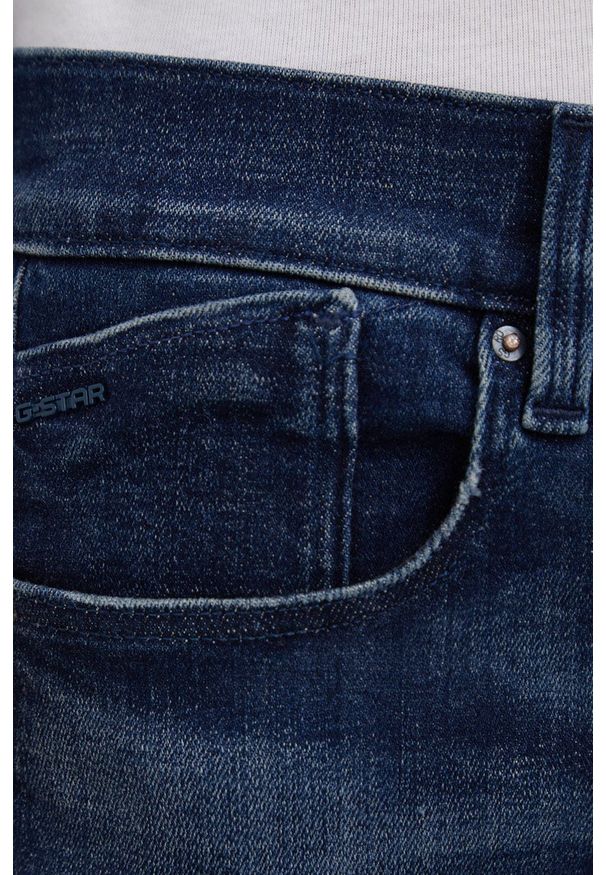 G-Star RAW - G-Star Raw Jeansy Lhana damskie medium waist. Kolor: niebieski