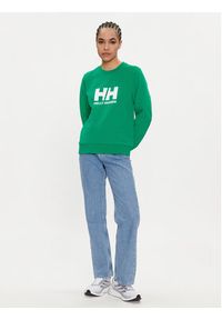 Helly Hansen Bluza Logo 2.0 34462 Zielony Regular Fit. Kolor: zielony. Materiał: bawełna #5