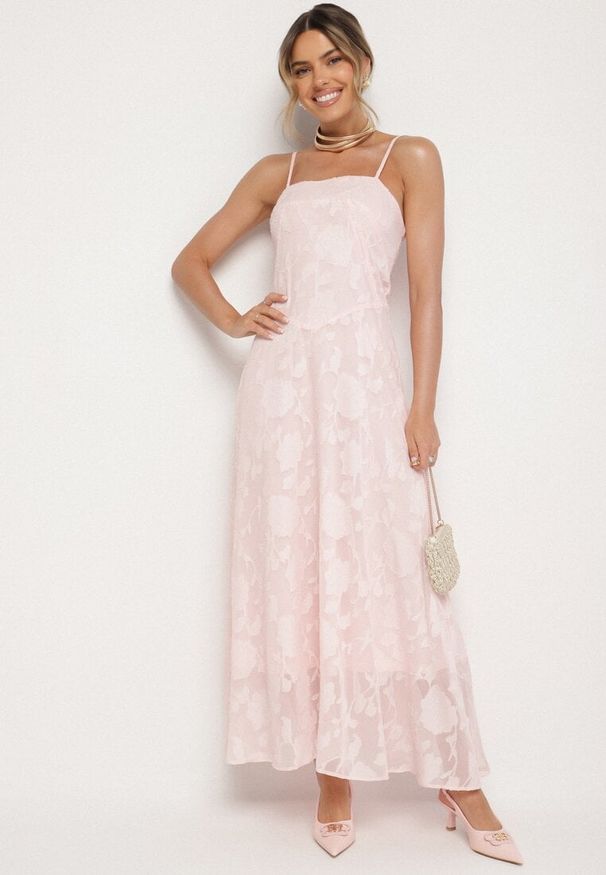 Born2be - Różowa Rozkloszowana Sukienka Vices z Gorsetowym Wiązaniem Fenosella. Okazja: na imprezę. Typ kołnierza: dekolt gorset. Kolor: różowy. Długość rękawa: na ramiączkach. Sezon: lato. Typ sukienki: gorsetowe. Styl: elegancki